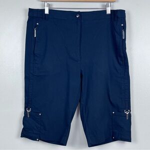 Jamie Sadock Women's Black Kraft Nabisco Bermuda Golf Shorts Size 14; Sports